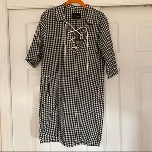 Velvet Heart Gingham Dress NWT